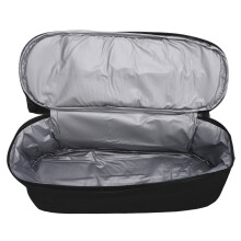 Sac isotherme de plage en maille - grande capacité - noir