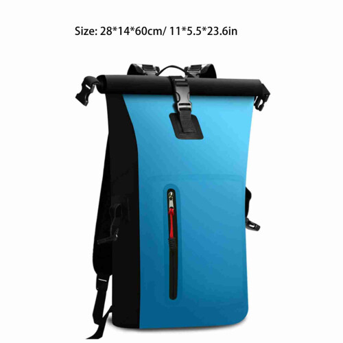 Impermeabile 25 L RollTop 28x14x60 Nero/Blu/Giallo 1