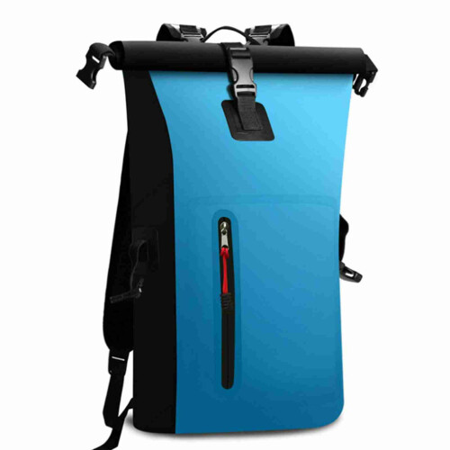 Impermeabile 25 L RollTop 28x14x60 Nero/Blu/Giallo 2