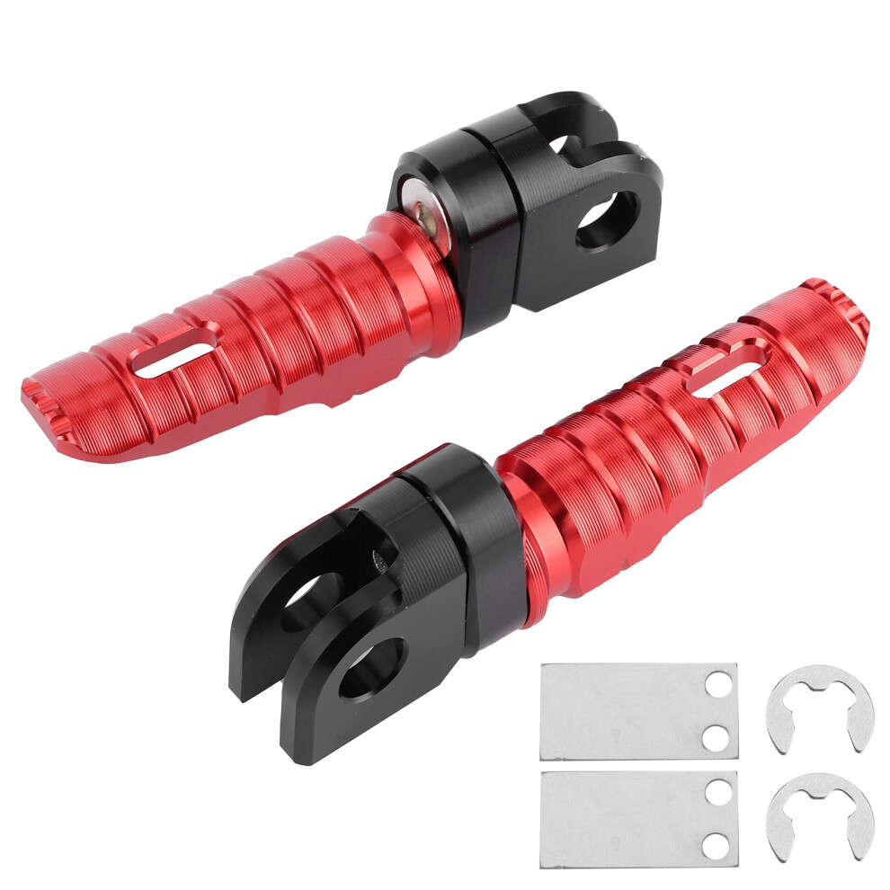 Pair Of Front Foot Pegs Aluminum Alloy Pedals Fit 8320539081311