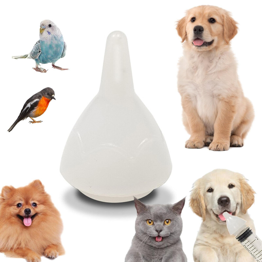 Kitten Nipples for Feeding - High Elasticity Silicone Replacement Nipples for Small Animals, Compatible with Puppy Feeders