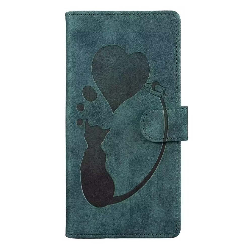Case For Samsung Galaxy A52 5G/A52s, Shockproof Leather Folio Wallet With Card Slots And Stand Function Green 6038364292384