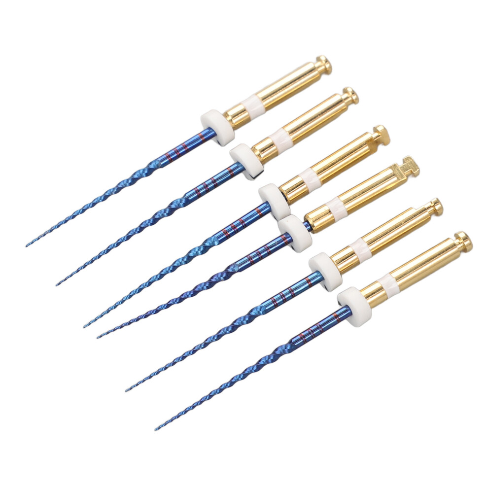 6pcs S2 Endodontic Files Large Taper Metal Set for Home Use
