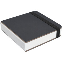 30 Sheet Watercolor Sketchbook 10x10cm Portable Black for Artists