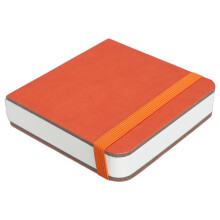 Versatile 10 x 10cm Orange Watercolor Sketchbook 30 Sheets of 300gsm Paper