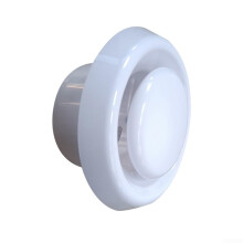 Ceiling Air Vent 6-Inch ABS, Sleek Profile, Compatible With Bathroom Extraction Systems