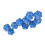 Role Playing Tabletop Dice Set 10PCS Blue 20-Sided Lightweight Polyhedral Dices 11
