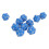 Role Playing Tabletop Dice Set 10PCS Blue 20-Sided Lightweight Polyhedral Dices 1