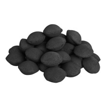 Outdoor Grilling BBQ Briquettes Block for Household and Camping Barbecue - Charcoal Briquettes, 1 Inch Size, High-Heat Compatible