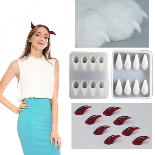 Sturdy Silicone Mold for Crafting Unique Devil Horns and Beast 1