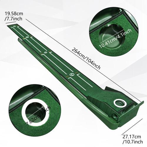 Golfs Putting Mat Golfs Hole Cover Golfs Practices Putting Green 2