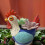 Flexible Silicone Planter Mold Rooster Shape Flowerpot Moulds 4