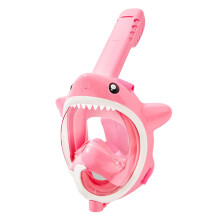Full Face Snorkels For Kids 180 Degree Panoramic View Antileak Antifog Foldable Dry Tops Snorkeling Gear