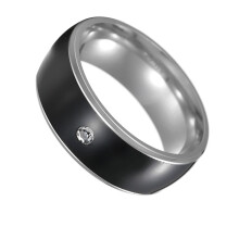 Anillo inteligente NFC negro 9 iOS Cap N/A detección