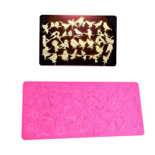 Valentine's Day Silicone Lace Mat for Cake Embossing and