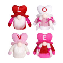 4pcs Rudolph Figures Santa Dolls Perfect For Holiday Valentines