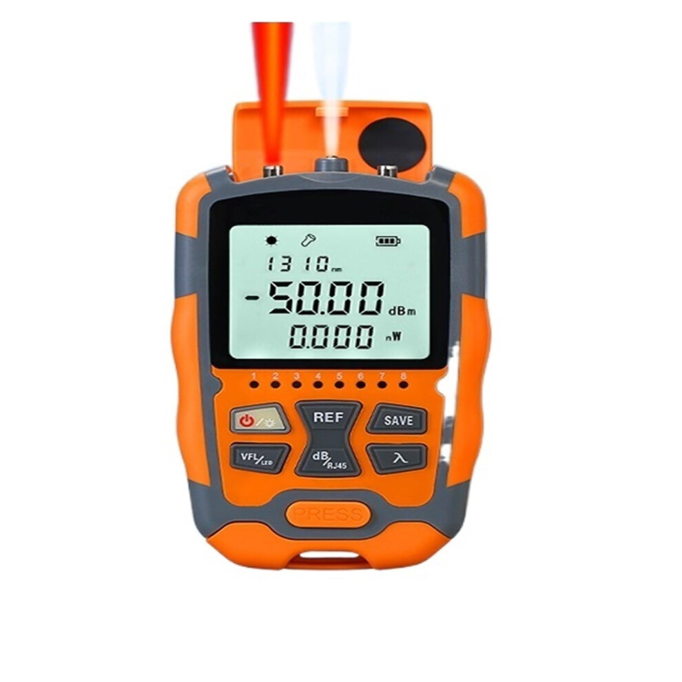 Optical Power Meter Ftth Fiber Optic Tool Kit -50 To 26 Dbm With 15Mw Visual Fault Locator And Aua-7S Fiber Cleaver 6038364294418