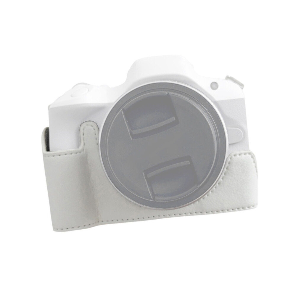 Digital Camera Bottom Protective Case Pu Leather For R50/R100, 12.2X5.2x6cm 6921348843538