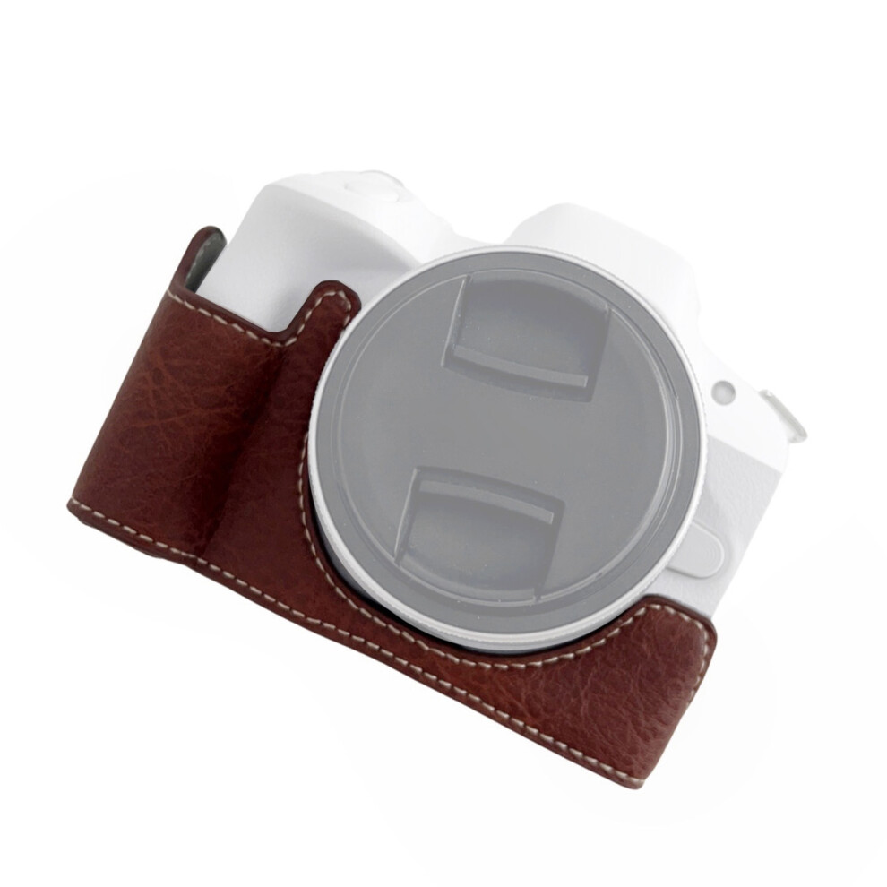 Pu Leather Digital Camera Bottom Protective Case For R50/R100 With 1/4In Screw 8421348843517