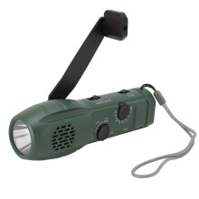Multifunktionales Handkurbel-Notfallradio mit Licht, 1200mAh Akku