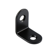4 Pcs Stainless Steel T L Shape Fixed Bracket Connector 90 Degree Black Corner Support for Wood Boards