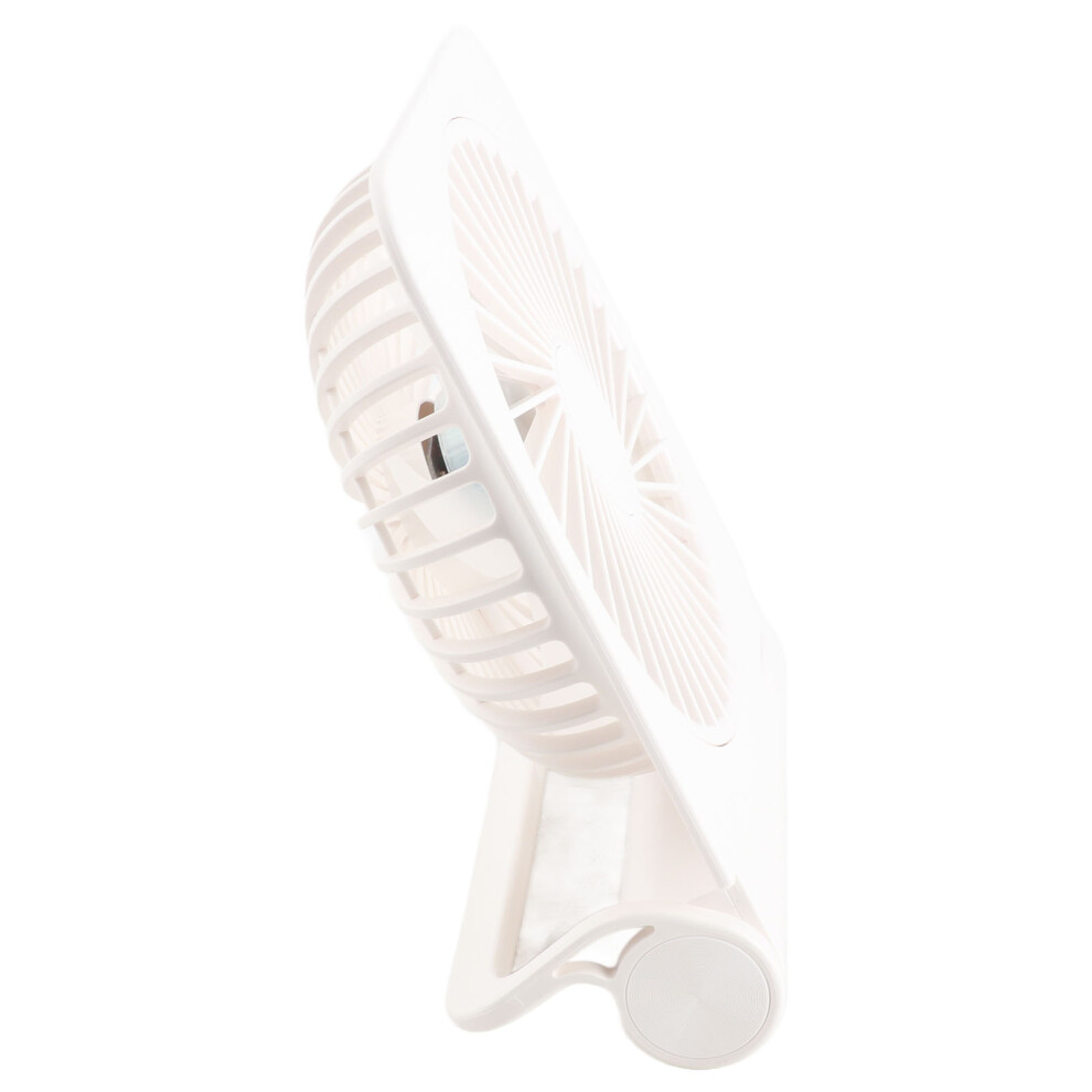Portable Rechargeable Desk Fan 3 Speeds, 2000Mah, White, 165X135x60mm 9401348844461