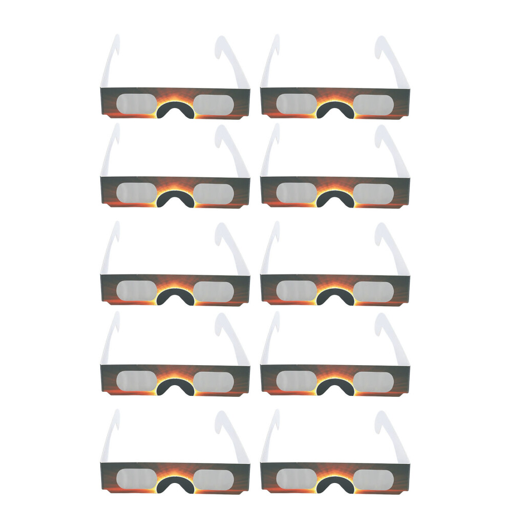 Solar Eclipse Observation Glasses Set - 10 Pieces For Safe Sun Viewing 7891348844882