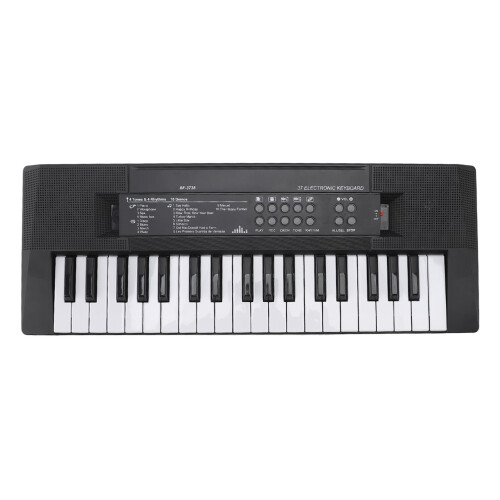 Teclado infantil de 37 teclas 16.1x5.9in Micrófono USB/3xAA