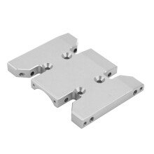 Aluminiumlegierung Getriebe-Schutzplatte für RC-Car SCX10 PRO Silber