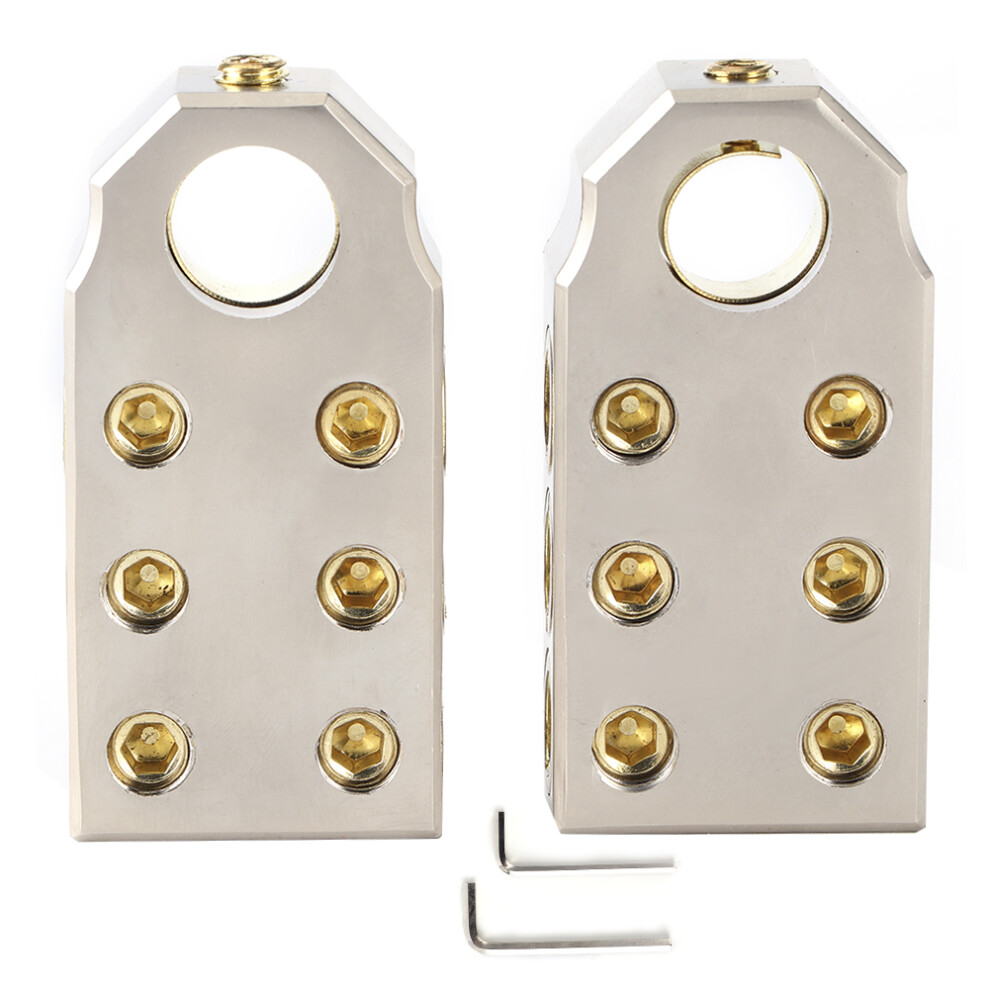 Pair Battery Terminals Kit Positive Negative Auto 8320539082516