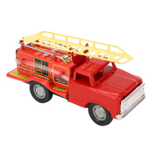 Juguete de camión de bomberos de hierro vintage retro - 155 g
