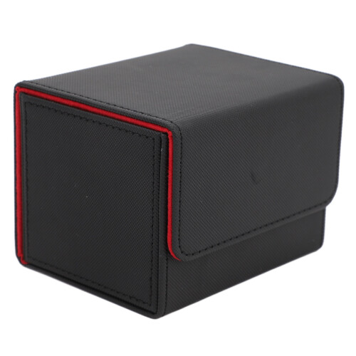 Card Deck Box Magnetic Flap Lid Large Capacity PU