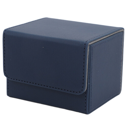 Card Deck Box Magnetic Flap Lid Large Capacity PU 1