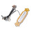 Pickup a sei corde bobina singola pre-cablato giallo perla 7