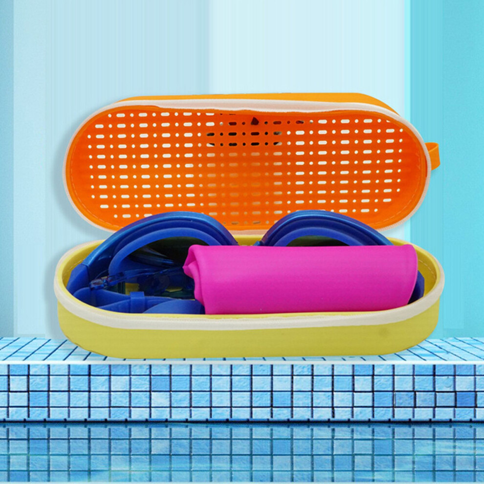 Silicone Swim Goggle Case with Drain Hole â 200x80x50mm, Various Colors