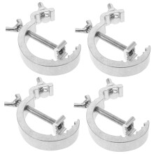 4pcs Heavy Duty Wide Stage Lighting Clamps Truss Hooks for Par Lights DJ Equipment Thickened Design Secure Hanging
