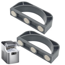 Magnetic Ice Maker Scoop Holder Replacement Bracket, 2X Stainless Steel Scooper Storage for Professional Ice Machines