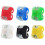 Bicycle Light Front and Rear Silicone LED Waterproof Headlight Tail Light Tall, 2 Pack, Yellow 5