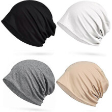 Cotton Slouchy Beanie Hip-hop Soft Lightweight Running Beanie Adult Dwarf Hats
