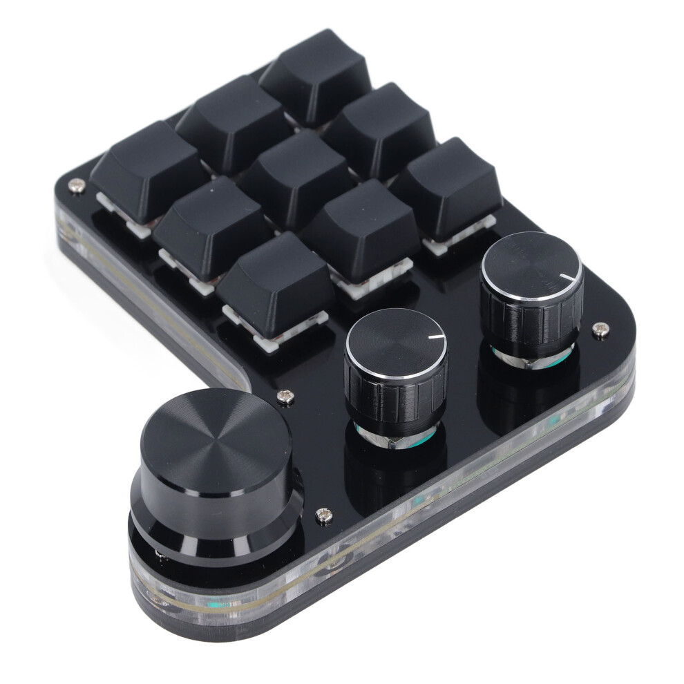 Usb Mini Macro Mechanical Gaming Keyboard Rgb Rgb Led 9Keys Programmable Red 9341348851031
