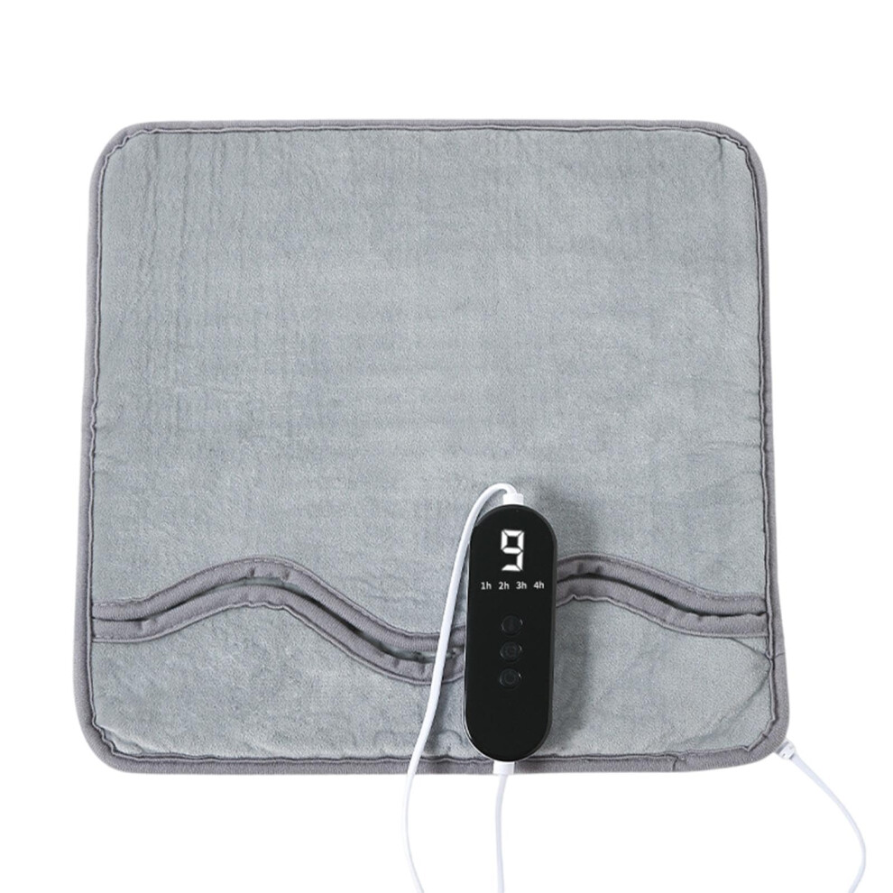 Foot Warmer Heating Pad - Ergonomic Electric Foot Heater with Adjustable Temperature Control, Plush Material for Home Use