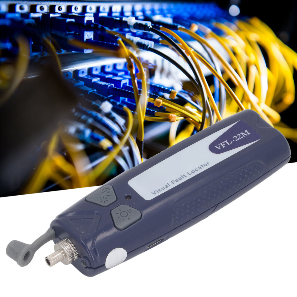 Portable Visual Fault Locator Kit 20Km Fiber Tester Pen With Rechargeable Battery 4301348852372