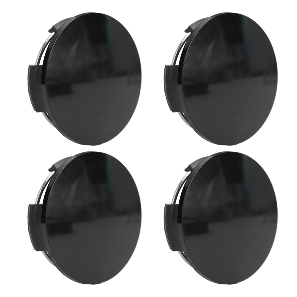 Car Hub Caps 4 Pack Plastic Carbon Fiber Look 57Mm Outer Diameter Universal 8361348854710