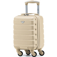 (Champagne, 40x20x25cm) 40x20x25cm Ryan Air Free Small Carry On Specific Size Suitcase