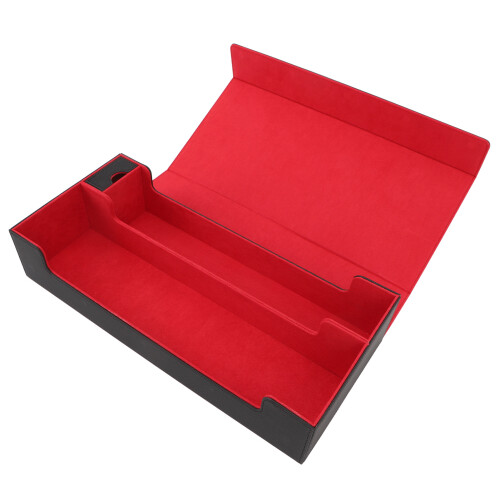 Card Storage Box PU Leather Magnetic Closure Card 1