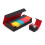 Card Storage Box PU Leather Magnetic Closure Card 12