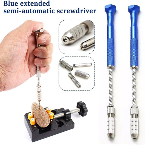 Pin Vise Hand Drills Bits Set with 0.5-3 mm Twist Drill Bits 1