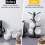 Bamboo Coffee Cup Holder with 6 Hooks, Thickened Base Black Mug Tree 3