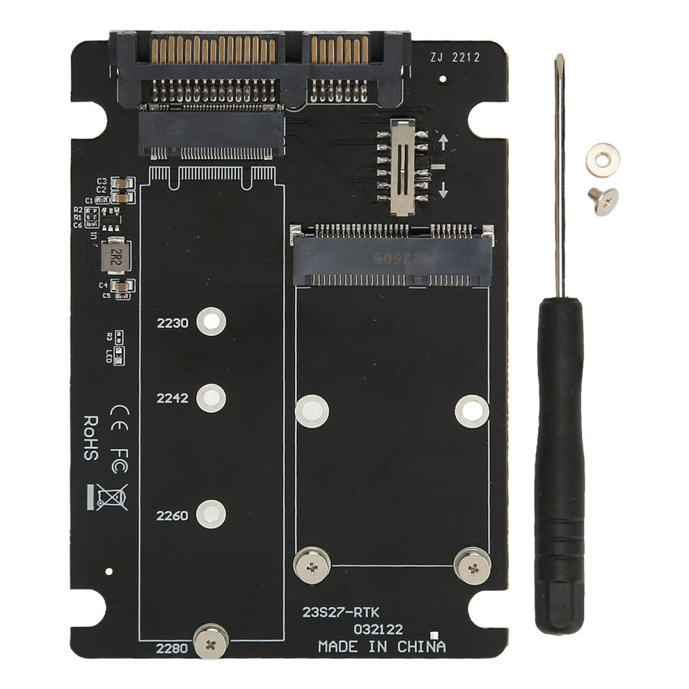 Ssd Adapter Card Double Bay Msata M.2 Ngff To Sata 8320539084428