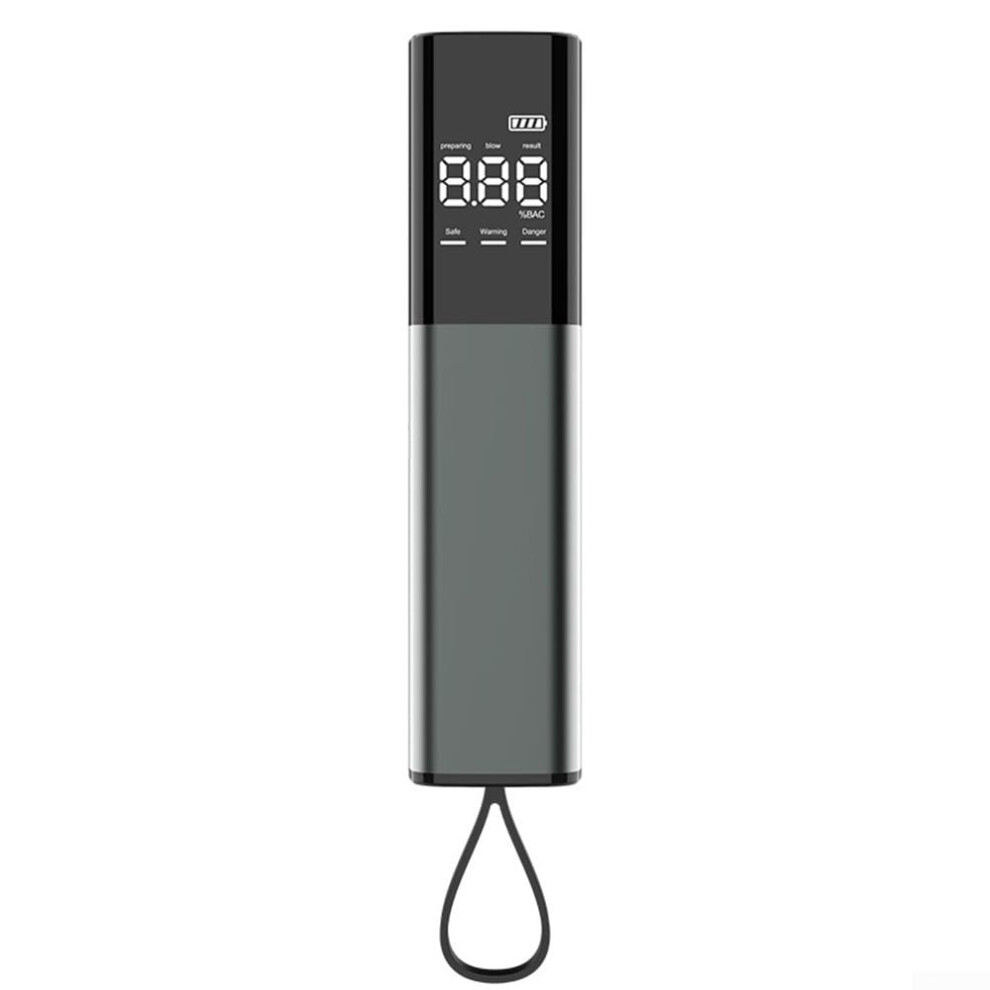 Alcohol Breathalyzer Tester Portable Rechargeable Digital Breathalyzer For Home Use Compact Design Accurate Readings 9084446844856